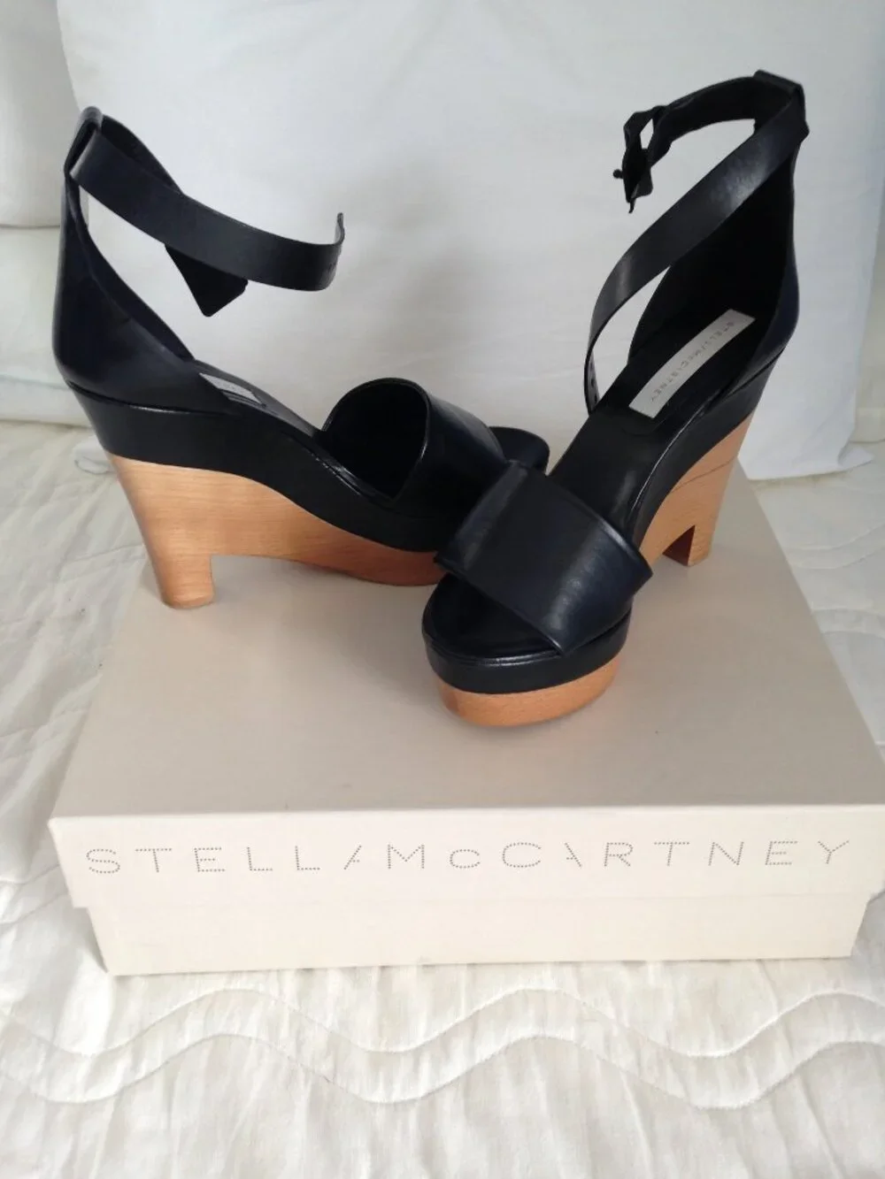 New Stella McCartney Brethil Platform Wedge Sandals Size 41 (US 10)